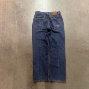 Y2K phat farm mens blue embroidered logo jeans baggy hiphop skater 90s 34